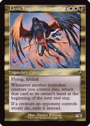 Liesa, Forgotten Archangel (Retro Frame) (INR-433) - Innistrad Remastered [Rare]