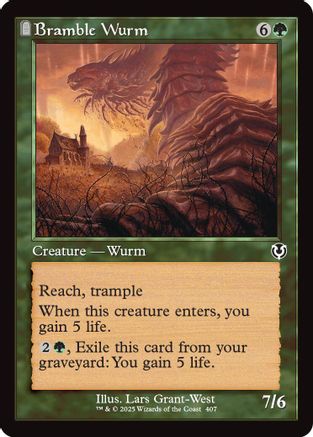 Bramble Wurm (Retro Frame) (INR-407) - Innistrad Remastered [Common]