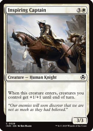 Inspiring Captain (INR-028) - Innistrad Remastered [Common]