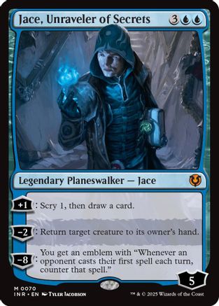 Jace, Unraveler of Secrets (INR-070) - Innistrad Remastered [Mythic]