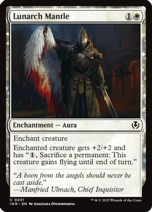 Lunarch Mantle (INR-031) - Innistrad Remastered Foil [Common]