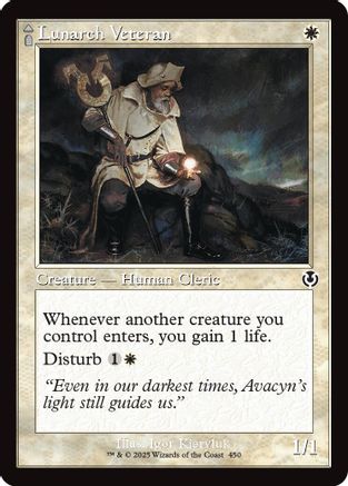 Lunarch Veteran // Luminous Phantom (Retro Frame) (INR-450) - Innistrad Remastered [Common]