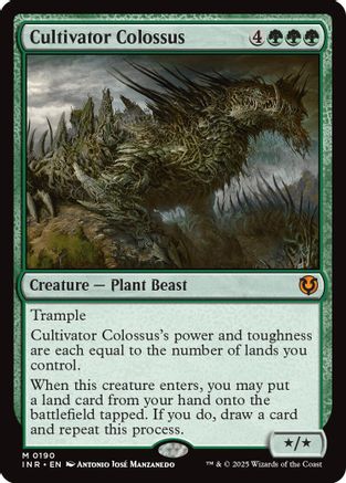 Cultivator Colossus (INR-190) - Innistrad Remastered [Mythic]