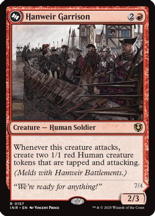 Hanweir Garrison (INR-157) - Innistrad Remastered [Rare]