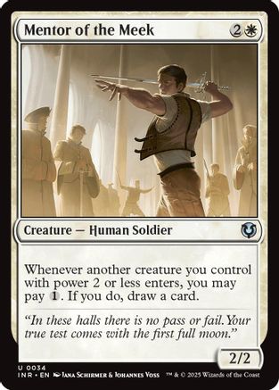 Mentor of the Meek (INR-034) - Innistrad Remastered Foil [Uncommon]
