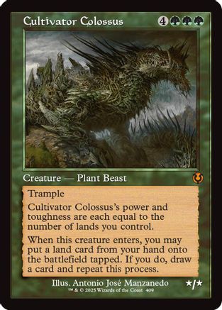 Cultivator Colossus (Retro Frame) (INR-409) - Innistrad Remastered [Mythic]