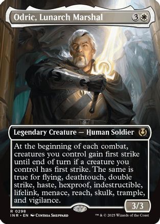 Odric, Lunarch Marshal (Borderless) (INR-298) - Innistrad Remastered [Rare]