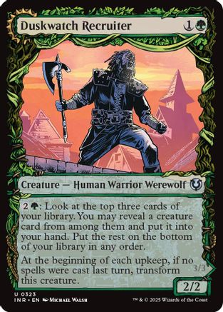 Duskwatch Recruiter (Showcase) (INR-323) - Innistrad Remastered Foil [Uncommon]