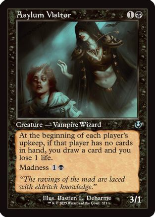 Asylum Visitor (Retro Frame) (INR-371) - Innistrad Remastered Foil [Uncommon]