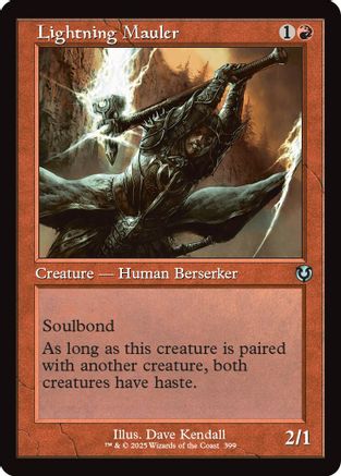 Lightning Mauler (Retro Frame) (INR-399) - Innistrad Remastered [Uncommon]