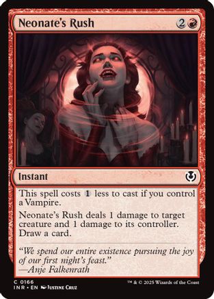 Neonate's Rush (INR-166) - Innistrad Remastered Foil [Common]