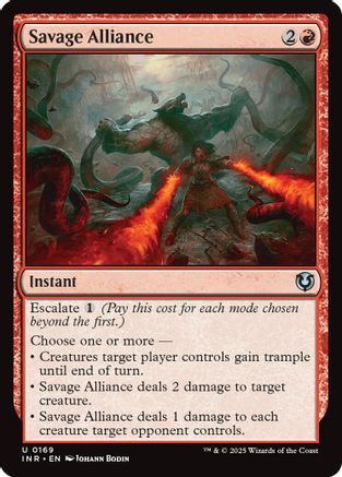 Savage Alliance (INR-169) - Innistrad Remastered [Uncommon]