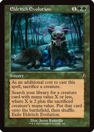 Eldritch Evolution (Retro Frame) (INR-410) - Innistrad Remastered [Rare]