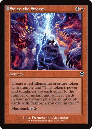Seize the Storm (Retro Frame) (INR-401) - Innistrad Remastered Foil [Uncommon]