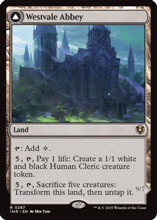 Westvale Abbey (INR-287) - Innistrad Remastered Foil [Rare]