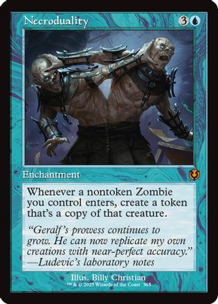 Necroduality (Retro Frame) (INR-365) - Innistrad Remastered Foil [Mythic]