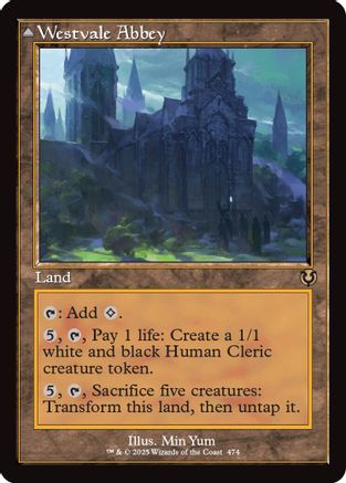 Westvale Abbey // Ormendahl, Profane Prince (Retro Frame) (INR-474) - Innistrad Remastered [Rare]