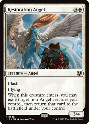 Restoration Angel (INR-038) - Innistrad Remastered Foil [Rare]