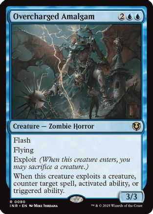 Overcharged Amalgam (INR-080) - Innistrad Remastered Foil [Rare]
