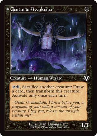 Ecstatic Awakener // Awoken Demon (Retro Frame) (INR-462) - Innistrad Remastered [Common]