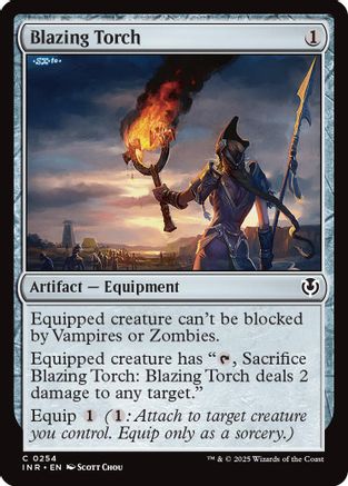 Blazing Torch (INR-254) - Innistrad Remastered [Common]