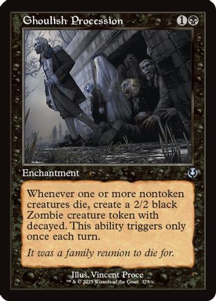 Ghoulish Procession (Retro Frame) (INR-378) - Innistrad Remastered [Uncommon]