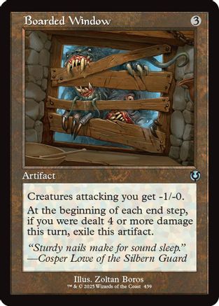 Boarded Window (Retro Frame) (INR-439) - Innistrad Remastered [Uncommon]