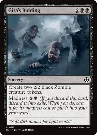 Gisa's Bidding (INR-111) - Innistrad Remastered [Common]