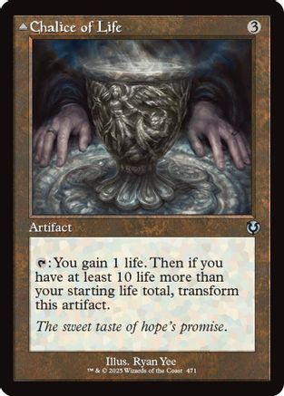 Chalice of Life (Retro Frame) (INR-471) - Innistrad Remastered Foil [Uncommon]