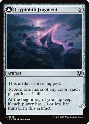 Cryptolith Fragment (INR-260) - Innistrad Remastered Foil [Uncommon]