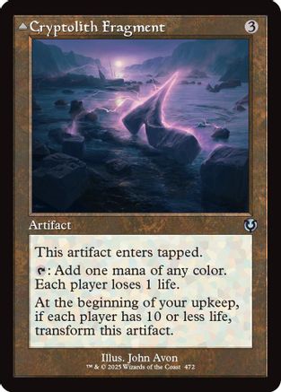 Cryptolith Fragment (Retro Frame) (INR-472) - Innistrad Remastered Foil [Uncommon]