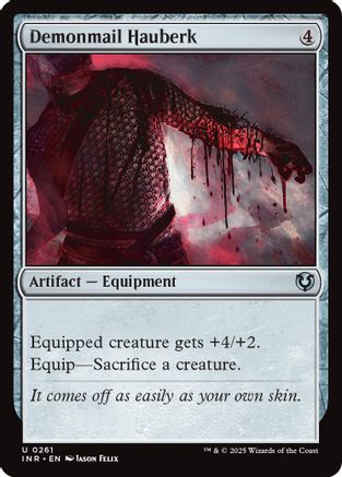Demonmail Hauberk (INR-261) - Innistrad Remastered Foil [Uncommon]
