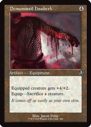 Demonmail Hauberk (Retro Frame) (INR-442) - Innistrad Remastered [Uncommon]