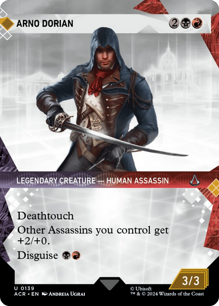 Arno Dorian (ACR-139) - Assassin's Creed: (Showcase) (Borderless) Foil [Uncommon]