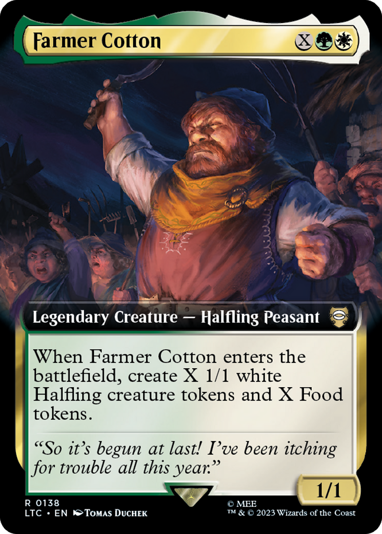Farmer Cotton (LTC-138) - Tales of Middle-earth Commander: (Extended Art) [Rare]
