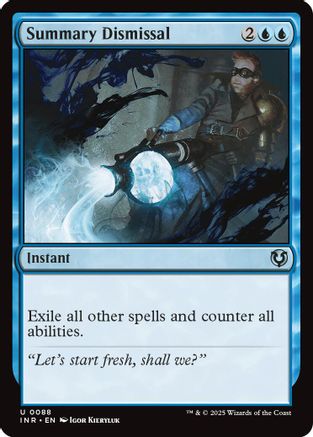 Summary Dismissal (INR-088) - Innistrad Remastered Foil [Uncommon]