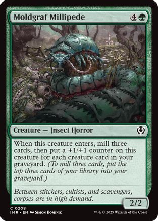 Moldgraf Millipede (INR-208) - Innistrad Remastered Foil [Common]