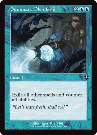 Summary Dismissal (Retro Frame) (INR-368) - Innistrad Remastered [Uncommon]