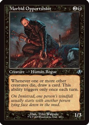 Morbid Opportunist (Retro Frame) (INR-388) - Innistrad Remastered [Uncommon]