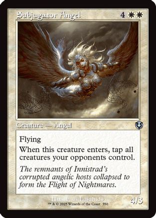 Subjugator Angel (Retro Frame) (INR-350) - Innistrad Remastered [Uncommon]