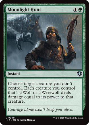 Moonlight Hunt (INR-209) - Innistrad Remastered Foil [Uncommon]