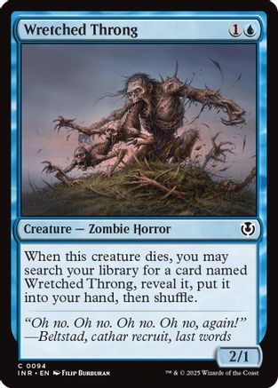 Wretched Throng (INR-094) - Innistrad Remastered [Common]