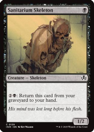Sanitarium Skeleton (INR-129) - Innistrad Remastered Foil [Common]