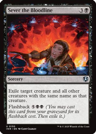 Sever the Bloodline (INR-130) - Innistrad Remastered Foil [Uncommon]