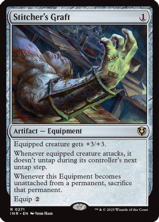 Stitcher's Graft (INR-271) - Innistrad Remastered Foil [Rare]