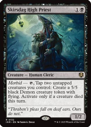 Skirsdag High Priest (INR-132) - Innistrad Remastered Foil [Rare]
