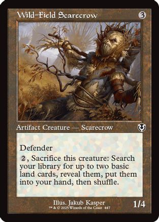 Wild-Field Scarecrow (Retro Frame) (INR-447) - Innistrad Remastered Foil [Common]