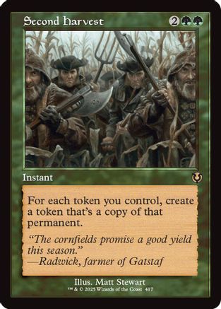 Second Harvest (Retro Frame) (INR-417) - Innistrad Remastered [Rare]