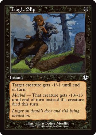 Tragic Slip (Retro Frame) (INR-390) - Innistrad Remastered Foil [Common]