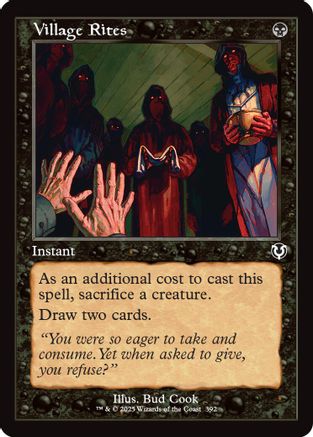 Village Rites (Retro Frame) (INR-392) - Innistrad Remastered [Common]